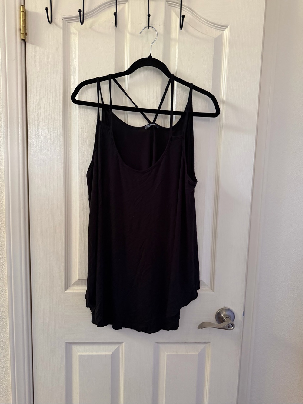 Women’s black tank
